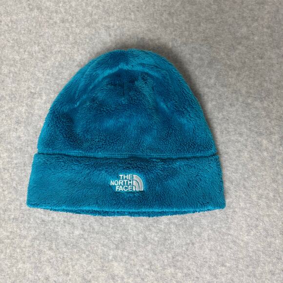 The North Face Other - The North Face Kids Blue Fleece Fuzzy Youth Small Beanie Hat